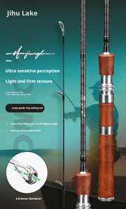 Caña de Pescar Profesional de Carbono con Tono Suave, Ajuste L, Anillas Grandes, Lanzamiento a Larga Distancia, 103cm - Product Image 4