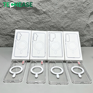 Funda Magnética Acrílica Premium TechEase con Aislamiento Térmico Estilo Ins para S26 Ultra, Carcasa Antiamarilleo para Teléfono Móvil al por Mayor - Product Image 1