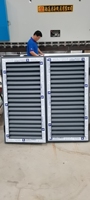 Fenêtres en aluminium NFRC CE AS2047 TOMA, porte à persiennes, fenêtre à battants, volets en aluminium