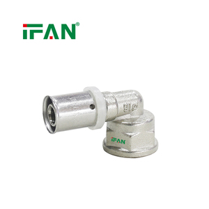 Adaptateur en T en laiton IFAN, raccord en laiton pour tuyauterie <span class=keywords><strong>multicouche</strong></span> PEX, raccord en <span class=keywords><strong>cuivre</strong></span> à sertir - Product Image 4