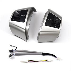 Hyundai Elantra 2008-2016 Multi Function Steering <b>Wheel</b> Switch Control Combination Silver Color <b>Replace</b> Repair Part - Product Image 1