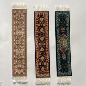Tapis Oriental <span class=keywords><strong>pour</strong></span> la Maison, le Bureau et les Textiles d'Intérieur, Marque-pages en Tissu Tissé aux Motifs Variés - Magnifiques, Élégants - Product Image 4