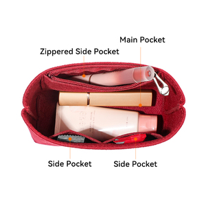 Organizador de Bolso de Fieltro con Diseño Personalizado, Organizador de Bolso en Forma de Bolsa, Organizador de Cosméticos Portátil, Forro Interior para Bolsos - Product Image 3