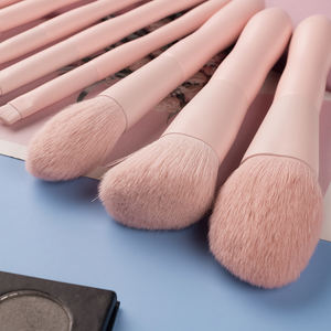 BEILI-<span class=keywords><strong>brochas</strong></span> de maquillaje personalizadas, mini <span class=keywords><strong>brochas</strong></span> de maquillaje de mango de madera, color rosa claro, marca privada, arbustos, <span class=keywords><strong>brochas</strong></span> cosméticas - Product Image 6