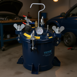 Pot à peinture sous pression Vevor Air 10L 70Psi pour cabines de peinture, peinture automobile, décoration intérieure, réparation de métaux, scellant - Product Image 2