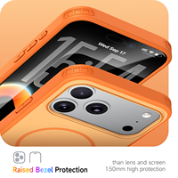 Étui de téléphone antichoc à chargement sans fil pour iPhone 18 17 16 15 14 13, accessoires de luxe pour téléphones mobiles Samsung S26 A57 A56 A55