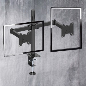 Focusmount giá rẻ vesa75x75 100x100 Màn hình kép C kẹp máy tính xách tay Máy tính để bàn núi đứng - Product Image 5