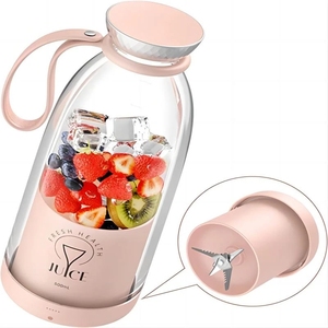 500ML 6 ใบมีดเ<span class=keywords><strong>ค</strong></span>รื่อง<span class=keywords><strong>ปั่น</strong></span>แบบพกพาที่มีประสิทธิภาพเ<span class=keywords><strong>ค</strong></span>รื่องผสมนมสมูทตี้เ<span class=keywords><strong>ค</strong></span>รื่องคั้นน้ําผลไม้เครื่องปั่นน้ําผลไม้<span class=keywords><strong>สด</strong></span> - Product Image 1