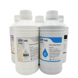 Fabbrica DTF Ink produttore diretto inchiostro per stampante CMYK e W per stampante Xp600/I3200 DTF