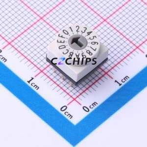 MER-16 Rotary Encoder Switch Through hole Component (THT) Switch 16 True Code - Product Image 1