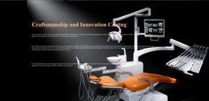 Riunito Odontoiatrico Professionale con Supporto per Monitor e Porta Strumenti per Dentista - Product Image 5