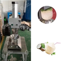 Machine à couper la noix de coco verte, machine à tailler la noix de coco jeune, machine à peler la noix de coco verte