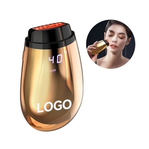 Appareil de massage facial à micro-courant et lumière LED rouge pour raffermissement de la peau, utilisation à domicile - Product Image 1
