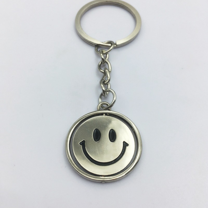 llavero de cara sonriente
