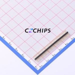 X1311WR-40J-C26D40 Pin Header Bent Lead Through Hole,P=1.27mm Connector 1x40P 1.27mm 1.27mm Pin Header - Product Image 2