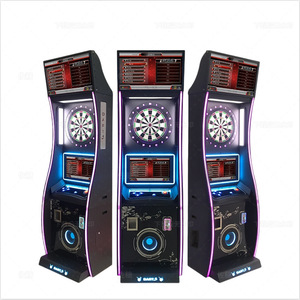 Đồng tiền hoạt động dành cho người lớn trò chơi giải trí máy trong nhà thể thao dọc nhằm phi tiêu máy với màn hình Arcade tiếng Anh bằng gỗ - Product Image 1