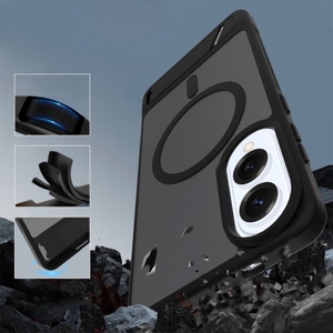 Caso Del <span class=keywords><strong>Tel</strong></span>éfono De Soporte Invisible Stand pour Google <span class=keywords><strong>Pixel</strong></span> 9 9Pro antichoc sans fil chargeur coque de téléphone Style d'affaires - Product Image 5