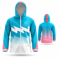 Survêtement de football personnalisé à capuche pour homme, ensemble veste et pantalon à fermeture éclair intégrale, tenue d'entraînement de football, vêtements d'équipe, sublimation, fournisseur OEM ODM en gros