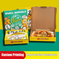 Mesin cetak kotak Pizza pencetak kotak Pizza kerajinan karton kustom Digital profesional dengan kecepatan cetak cepat