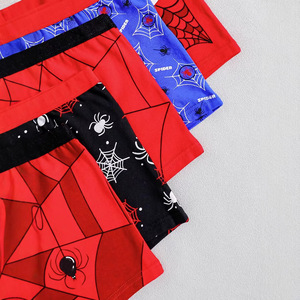 <span class=keywords><strong>Sous</strong></span>-vêtements pour enfants avec motif d'araignée, classe A, antibactériens, boxers pour grands garçons, respirants, en polyester, OEM - Product Image 6