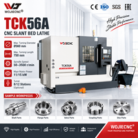 Tour CNC TCK56A pour pièces en alliage avec fonction de coupe fine fiable