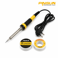 Kit de fer à souder 3-en-1 60W, ensemble de fer à souder électrique avec accessoires de soudage pour la réparation électronique et les projets de bricolage