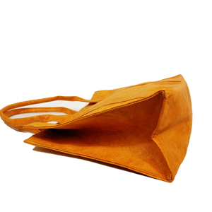 Bolsa de brochas de maquillaje cosmético de papel Kraft Tyvek DuPont lavable marrón pequeño de marca privada de artista de viaje personalizado sostenible al por mayor - Product Image 2