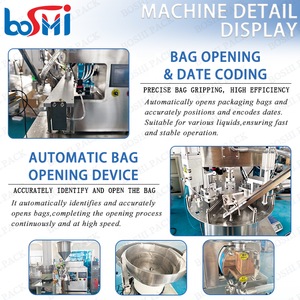 Machine d'emballage automatique commerciale pour boissons, machine horizontale de conditionnement de fruits, machine de remplissage de sachets à bec verseur - Product Image 2