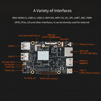 Firefly ROC-RK3566-PC Mini Computadora de Placa Única de Cuatro Núcleos ARM RockChip RK3566 SOC para Electrónica DIY y Programación