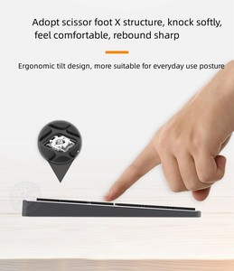 แป้นพิมพ์ตัวเลขดิจิตอล 35 ปุ่มไร้สาย BT โหมดคู่ แป้นพิมพ์ตัวเลขแบบเงียบ ใช้งานร่วมกับโทรศัพท์มือถือและคอมพิวเตอร์ได้ - Product Image 6