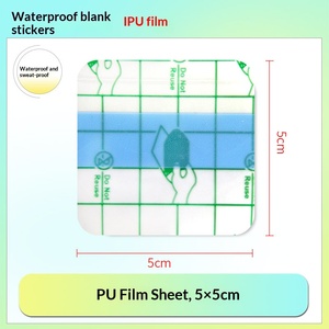 Cerotto Adesivo Impermeabile Verde Quadrato in PU per Riparare il <span class=keywords><strong>Ombelico</strong></span> Durante il Nuoto e il Bagno - Product Image 2