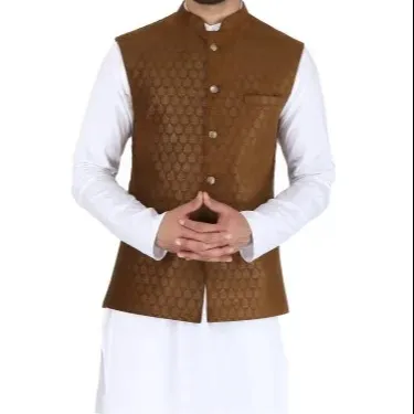 Nehru Jackets Men's Waist Coat Party Wear Slim Fit Ethnic Good Quality Of Cloth