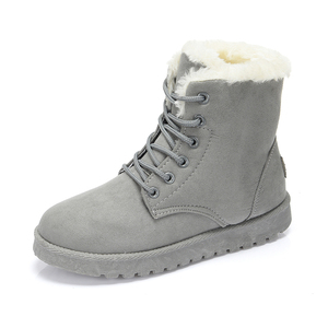 Nouveaux modèles chaussures en gros blanc bottines talons hauts haut fourrure chaussures de neige prix bas Wenzhou usine chaussures chaudes 2023 - Product Image 3