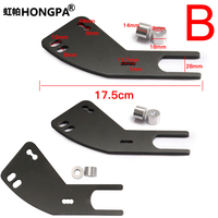 Sepatbor belakang sepeda motor Universal, Fender belakang sepeda motor Universal dengan pelat lisensi untuk Yamaha Mt 07 Mt 09 Kawasaki Z650 Z800