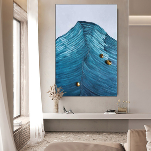 Décor à la maison fait à la main mixte art peint à la main toile peinture à l'huile 3D mur photos avec cadres - Product Image 3