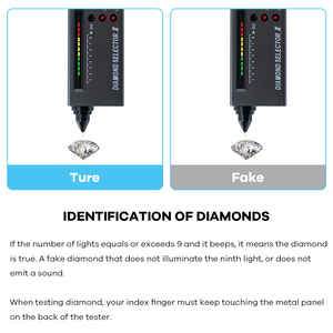 Hochgenauer Diamant prüf stift Profession eller Diamant prüf detektor Verbesserter Edelstein wähler <span class=keywords><strong>LED</strong></span>-Indikator Diamant <span class=keywords><strong>tester</strong></span> - Product Image 4