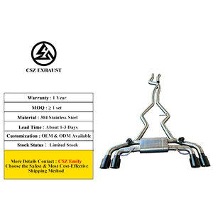 Échappement arrière CSZ pour BMW <span class=keywords><strong>M240i</strong></span> G42 B58 3.0T en acier inoxydable Valvetronic, ajustement parfait, livraison rapide - Product Image 1