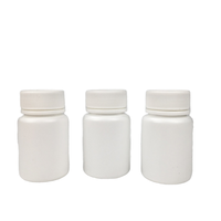30ml HDPE Tablette blanche Médecine Bouteille en plastique pharmaceutique Pilule Bouteille 30cc Capsule Emballage Bouteille
