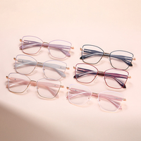 Nouveauté 2026 personnalisable : Montures de lunettes anti-lumière bleue pour femmes, style tendance et polyvalent