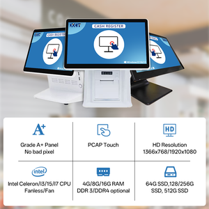 Sistema POS Todo en Uno con <span class=keywords><strong>Windows</strong></span> 11, Pantalla de 15.6 Pulgadas, Intel I5/i7, 4GB, 64GB SSD, Bluetooth 5.2/Wi-Fi 6, ODM para Compradores Empresariales - Product Image 4