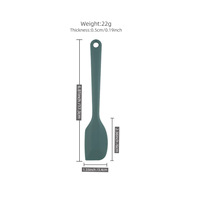 Spatule en silicone résistante aux hautes températures, outil de cuisine souple pour la pâtisserie, spatule à crème pour mélanger les gâteaux, ensemble d'ustensiles de cuisson