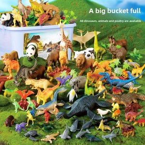 Set di Giocattoli di Animali e Dinosauri Specializzati per il Commercio <span class=keywords><strong>Estero</strong></span>, Modelli in Plastica di Elefanti, Leoni e Tigri per il Commercio Transfrontaliero - Product Image 4