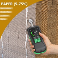 Humidimètre Inductif Sphérique Haute Précision Portable Détecteur de Fuites d'Humidité pour Bois et Béton Testeur d'Humidité Murale HY18C