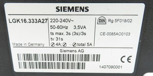 Quemador de Gas Automático LGK16.333A27, Máquina de Combustión para Ventilador - Product Image 2