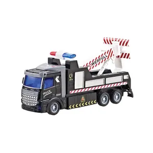 Полицейский грузовик для детей на продажу Радиоуправляемый мультяшный автомобиль игрушки полицейский грузовик с 1/36