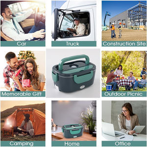 Boîte à lunch électrique portable OEM ODM avec logo/couleur, chauffe-aliments électrique en acier inoxydable de 1,5 L - Product Image 5