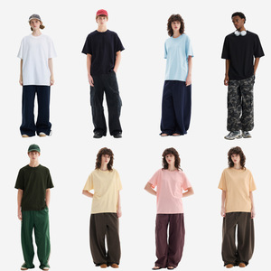 high quality Lightweight Premium Cotton T Shirt Durable Casual Heavyweight Oversized T-shirt Classic Multi Color <b>Tshirts</b> For Men - Product Image 4