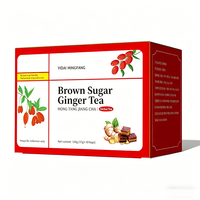 Thé de conservation de la santé au gingembre et au sucre roux, sans sucre ajouté, infusion froide, 150g, sachet individuel, pour la menstruation