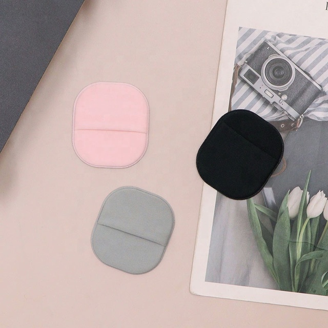 Minimalist Style Lightweight Compact Locator Phone Sticker Portable Durable Mini Non-Woven Fabric Adhesive Phone Card Holder