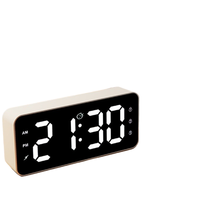 Jam digital pengubah warna Seat Desktop alarm